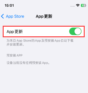 三角镇苹果15维修中心如何让iPhone15APP自动更新